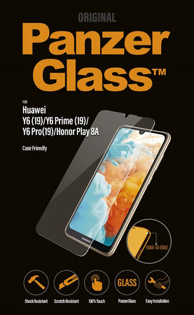 PanzerGlass - Tvrdené Sklo Case Friendly pre Huawei Y6, Y6 Pro, Y6 Prime 2019, Honor Play 8A, transparent