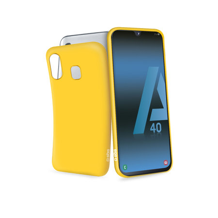 SBS - Puzdro Rubber pre Samsung Galaxy A40, žltá