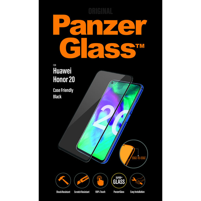 PanzerGlass - Tvrdené Sklo Case Friendly pre Honor 20, black