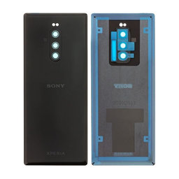 Sony Xperia 1 - Batériový Kryt (Black) - 1319-0282 Genuine Service Pack
