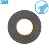 3M - Obojstranná Lepiaca Páska - 1mm x 50m (Čierna)