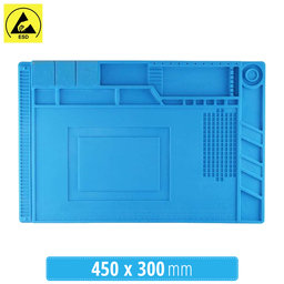 ESD Antistatická Teplovzdorná Silikónová Podložka - 45 x 30cm