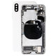Apple iPhone XS - Zadný Housing s Malými Dielmi (Silver)