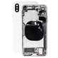 Apple iPhone XS - Zadný Housing s Malými Dielmi (Silver)