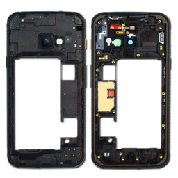 Samsung Galaxy Xcover 4s G398F - Stredný Rám (Black) - GH98-44218A Genuine Service Pack