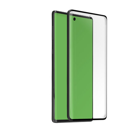 SBS - Tvrdené sklo 4D Full Glass Case Friendly pre Samsung Galaxy Note 10+, čierna