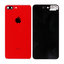 Apple iPhone 8 Plus - Sklo Zadného Housingu s Držiakom Kamery (Red)