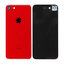 Apple iPhone 8 - Sklo Zadného Housingu + Sklíčko Zadnej Kamery (Red)