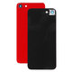 Apple iPhone 8 - Sklo Zadného Housingu + Sklíčko Zadnej Kamery (Red)