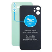 Apple iPhone 11 - Sklo Zadného Housingu so Zväčšeným Otvorom na Kameru (Green)