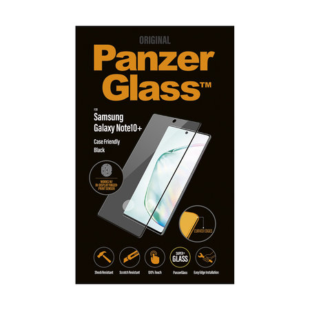PanzerGlass - Tvrdené sklo Case Friendly pre Samsung Galaxy Note 10+, čierna