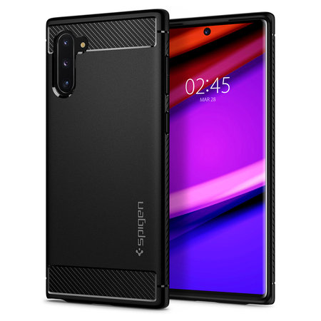 Spigen - Puzdro Rugged Armor pre Samsung Galaxy Note 10, čierna