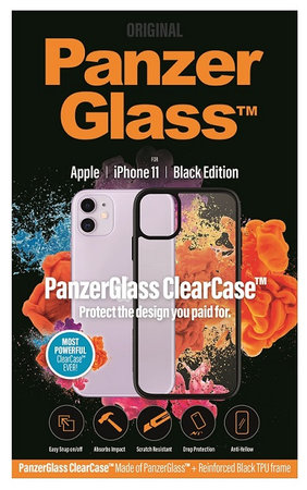 PanzerGlass - Puzdro ClearCase pre iPhone 11, black