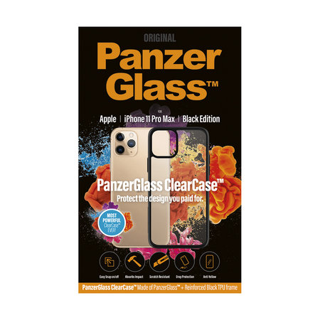 PanzerGlass - Puzdro ClearCase pre iPhone 11 Pro Max, black