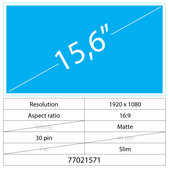 Asus VivoBook Asus VivoBook S512JP-EJ 15.6 LCD NanoEdge Matný 30 pin Full HD Bez úchytov
