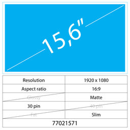 Asus TUF FX505GM-BN 15.6 LCD NanoEdge Matný 30 pin Full HD Bez úchytov