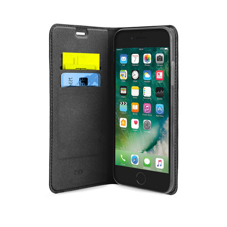 SBS - Puzdro Book Wallet Lite pre iPhone 6, 6s, 7, 8, SE 2020 a SE 2022, čierna
