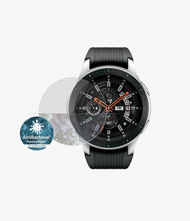 PanzerGlass - Tvrdené Sklo Flat Glass pre Samsung Galaxy Watch 46 mm, transparentná