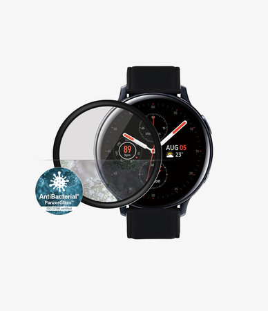 PanzerGlass - Tvrdené Sklo Curved Glass pre Samsung Galaxy Watch Active 2 40 mm, black