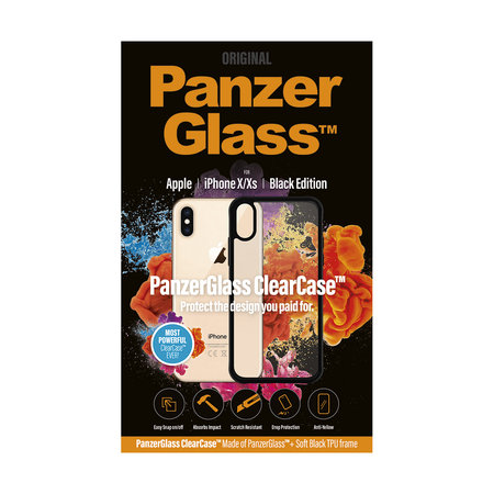 PanzerGlass - Puzdro ClearCase pre iPhone XS/X, čierna