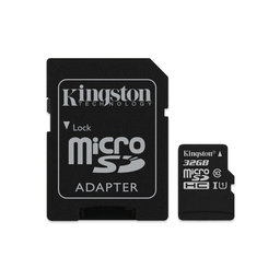 Kingston - MicroSDHC Pamäťová Karta Canvas Select Plus, 32 GB, SD Adaptér