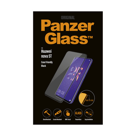 PanzerGlass - Tvrdené Sklo Case Friendly pre Huawei Nova 5T, black