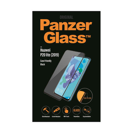 PanzerGlass - Tvrdené Sklo Case Friendly pre Huawei P20 Lite 2019, black