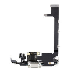 Apple iPhone 11 Pro Max - Nabíjací Konektor + Flex Kábel (Silver)