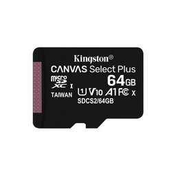 Kingston - MicroSDXC Pamäťová Karta Canvas Select Plus A1 CL10 100MB, s, SD Adaptér