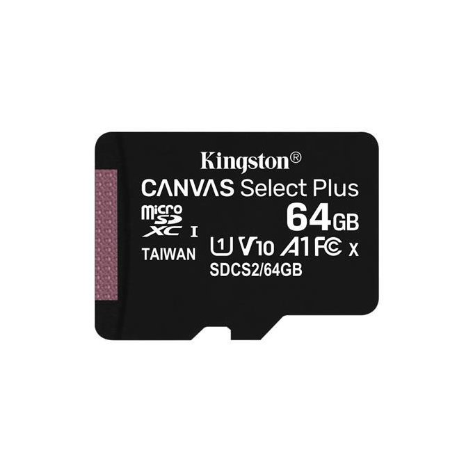 Kingston - MicroSDXC Pamäťová Karta Canvas Select Plus 64 GB + SD adaptér