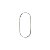 Apple iPhone X - Rám Sklíčka Zadnej Kamery (Silver)