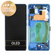 Samsung Galaxy S10 Lite G770F - LCD Displej + Dotykové Sklo + Rám (Prism Blue) - GH82-21672C, GH82-22044C, GH82-22045C, GH82-21992C, GH82-22045C Genuine Service Pack