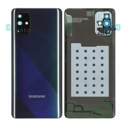 Samsung Galaxy A71 A715F - Batériový Kryt (Prism Crush Black) - GH82-22112A Genuine Service Pack