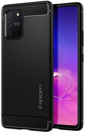 Spigen - Puzdro Rugged Armor pre Samsung Galaxy S10 Lite, čierna