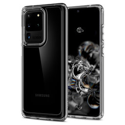 Spigen - Puzdro Ultra Hybrid pre Samsung Galaxy S20 Ultra, transparentná