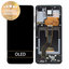 Samsung Galaxy S20 Plus G985F - LCD Displej + Dotykové Sklo + Rám (Cosmic Black) - GH82-22134A, GH82-22145A Genuine Service Pack