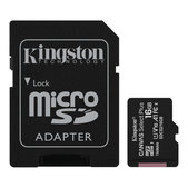 Kingston - MicroSDXC Pamäťová Karta Canvas React, 128 GB, SD Adaptér