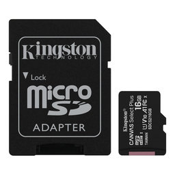 Kingston - MicroSDXC Pamäťová Karta Canvas React, 128 GB, SD Adaptér