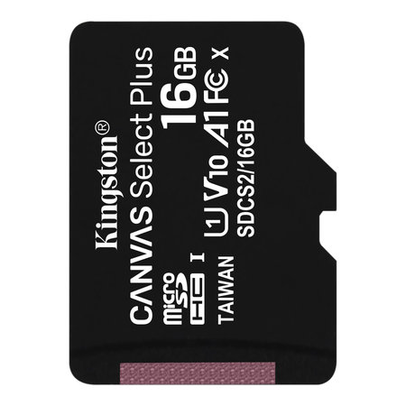 Kingston - MicroSDXC Pamäťová Karta Canvas Select Plus 100R A1 C10, 128 GB