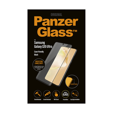 PanzerGlass - Tvrdené Sklo Case Friendly pre Samsung Galaxy S20 Ultra, black