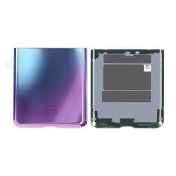 Samsung Galaxy Z Flip F700N - Batériový Kryt (Spodný) (Mirror Purple) - GH82-22204B Genuine Service Pack