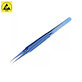 2UUL BlueT Curved Head - Titánová Pinzeta so Zakrivenou Hlavou (Hrot 0.1mm)