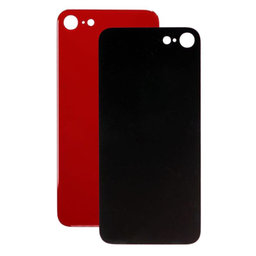 Apple iPhone SE (2nd Gen 2020) - Sklo Zadného Housingu (Red)