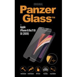 PanzerGlass - Tvrdené Sklo Standard Fit pre iPhone SE 2020, 8, 7, 6s, 6, transparentná