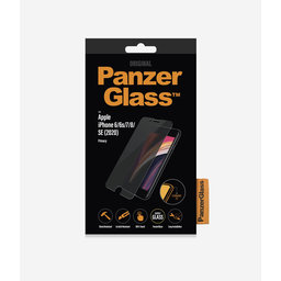 PanzerGlass - Tvrdené Sklo Privacy Standard Fit pre iPhone 6, 6s, 7, 8, SE 2020 a SE 2022, transparent