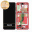 Samsung Galaxy S20 Plus G985F - LCD Displej + Dotykové Sklo + Rám (Aura Red) - GH82-22134G, GH82-22145G Genuine Service Pack