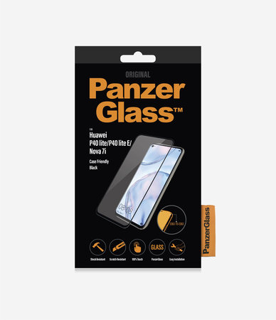 PanzerGlass - Tvrdené Sklo Case Friendly pre Huawei P40 Lite, P40 Lite E, Nova 7i, black