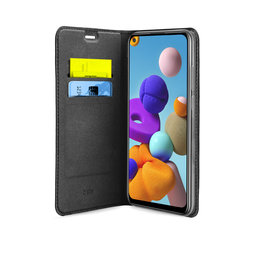 SBS - Puzdro Book Wallet Lite pre Samsung Galaxy A21s, čierna