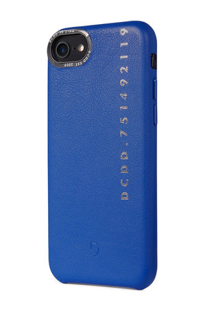 Decoded Leather Back Cover kožené puzdro pre iPhone SE 2020/8/7, modré