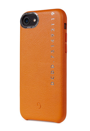 Decoded Leather Back Cover kožené puzdro pre iPhone SE 2020/8/7, oranžové